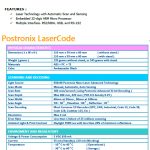 spesifikasi barcode postronix laserscan