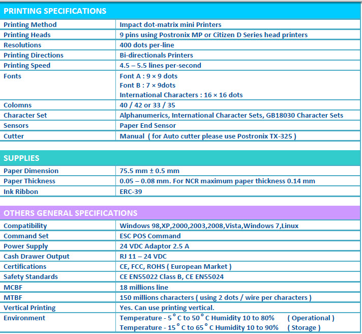 tx-250_specification-1