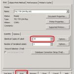 cara setting label agar hasil cetak pas di tengan 4