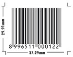 EAN/UPC Magnification Minimum 80%