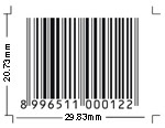 EAN/UPC Magnification Minimum 80%