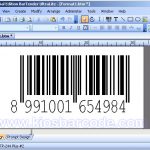cara cetak barcode