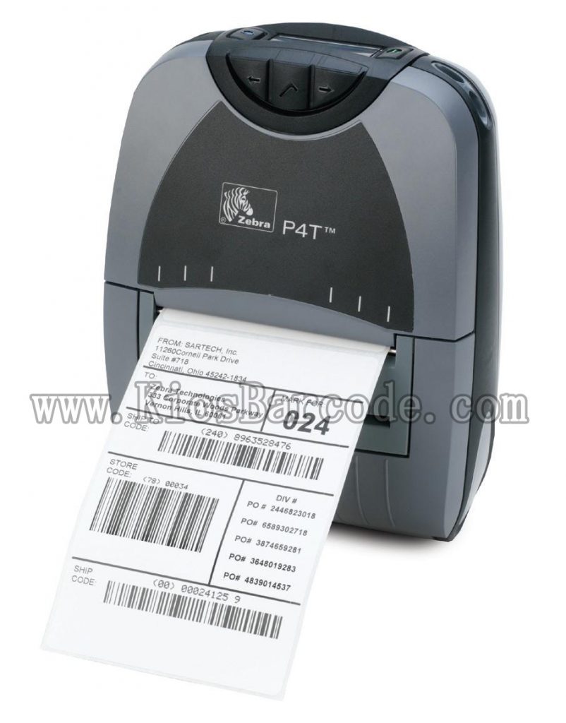 Printer Barcode Mobile Zebra P4T