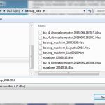 backup database