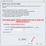 Import Data Item Multi Satuan