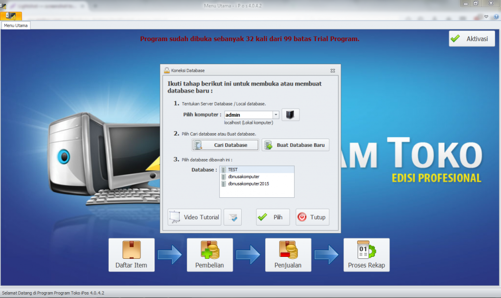 setting database
