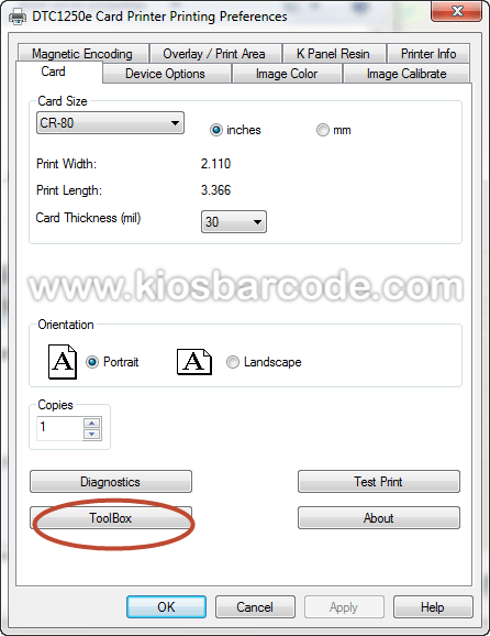 cara setting printer