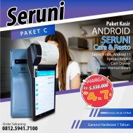 Mesin Kasir Android SERUNI Paket A Siap Pakai