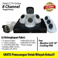 Paket CCTV Online ASOKA 8 Channel