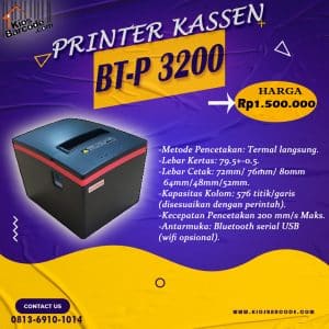 Fitur Printer B-TP 3200 Fitur Printer B-TP 3200