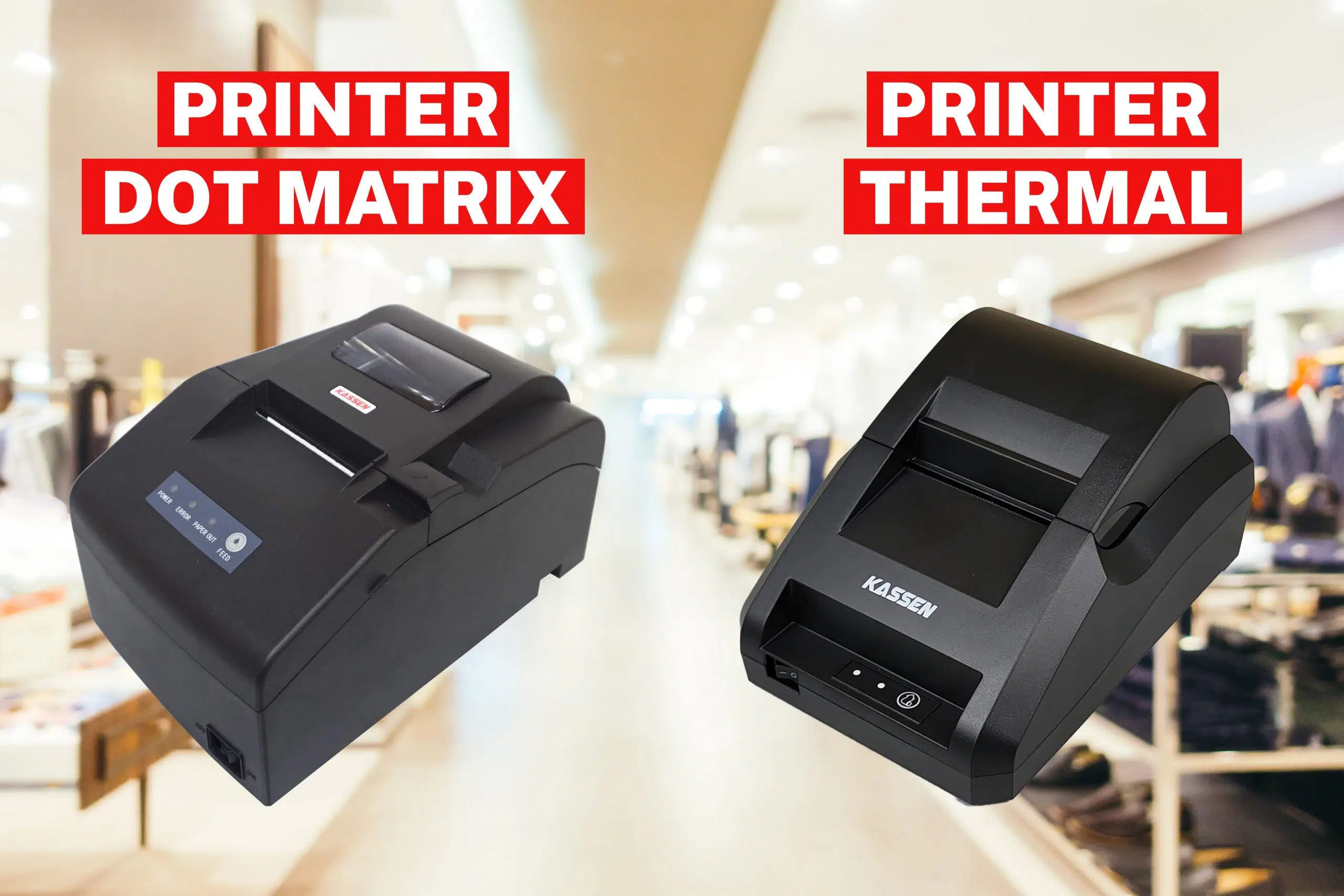 Perbedaan Printer Thermal dan Printer Dot Matrix - Kios Barcode