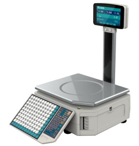 Mesin Timbangan Dfa Digital Merc Smart 7 Mencetak label, struk, dan jumlah total berat barang