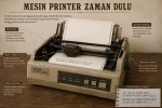 Mesin Printer Zaman Dulu