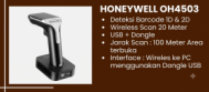 HONEYWELL OH4503: Scanner Barcode Profesional dengan Koneksi Stabil dan Jangkauan Luas